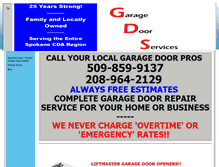 Tablet Screenshot of doorservicesllc.com